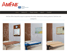 Tablet Screenshot of amfab.com